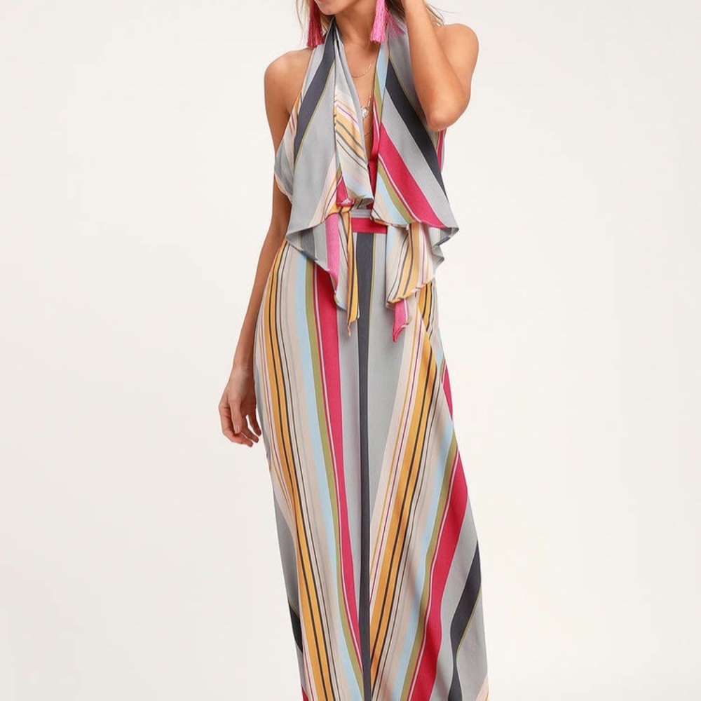 Lulus Halter Maxi dress